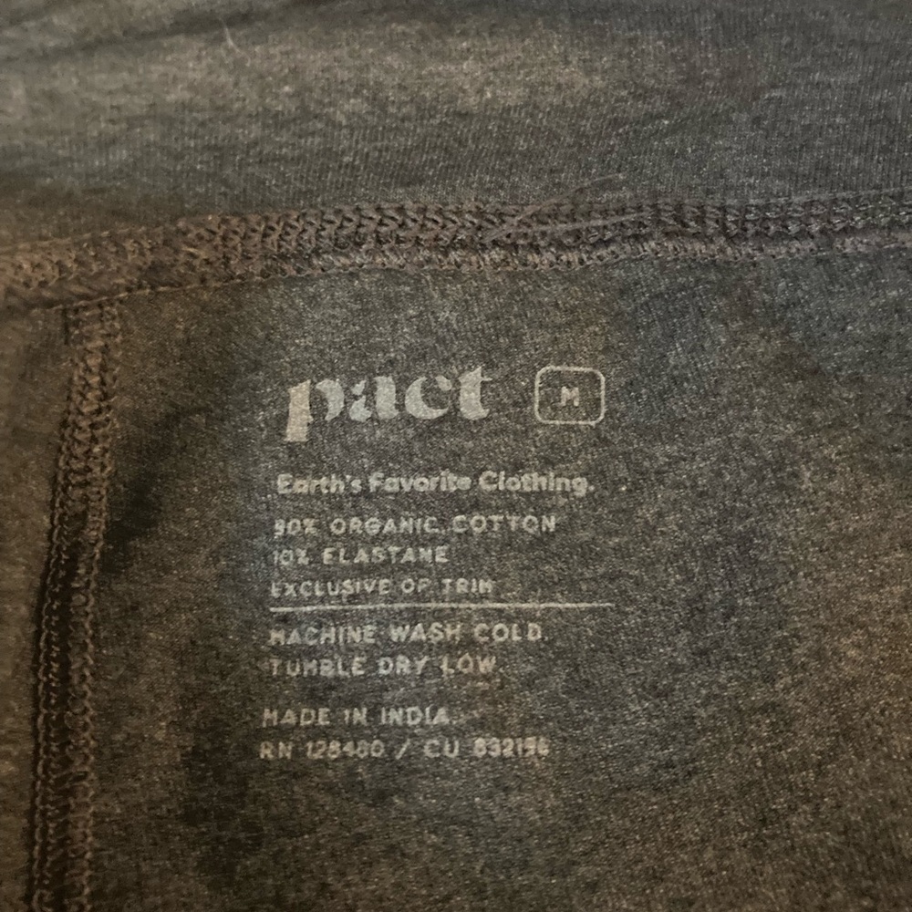 Pact heather grey leggings.